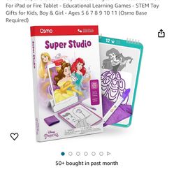 Osmo And Disney Drawing Pads. Learn How To Draw For Kids Ages 5-11. Osmo Is For iPad Air And iPad Mini