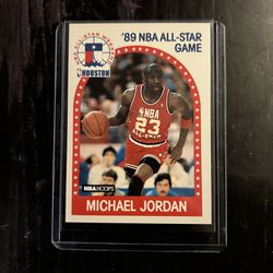 Micheal Jordan cards NBA Hoops.  Air Jordan Chicago Bulls Jersey 23 Card 