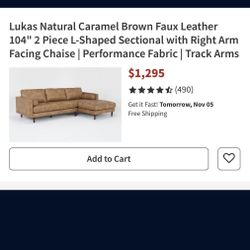 Sectional Leather Couch