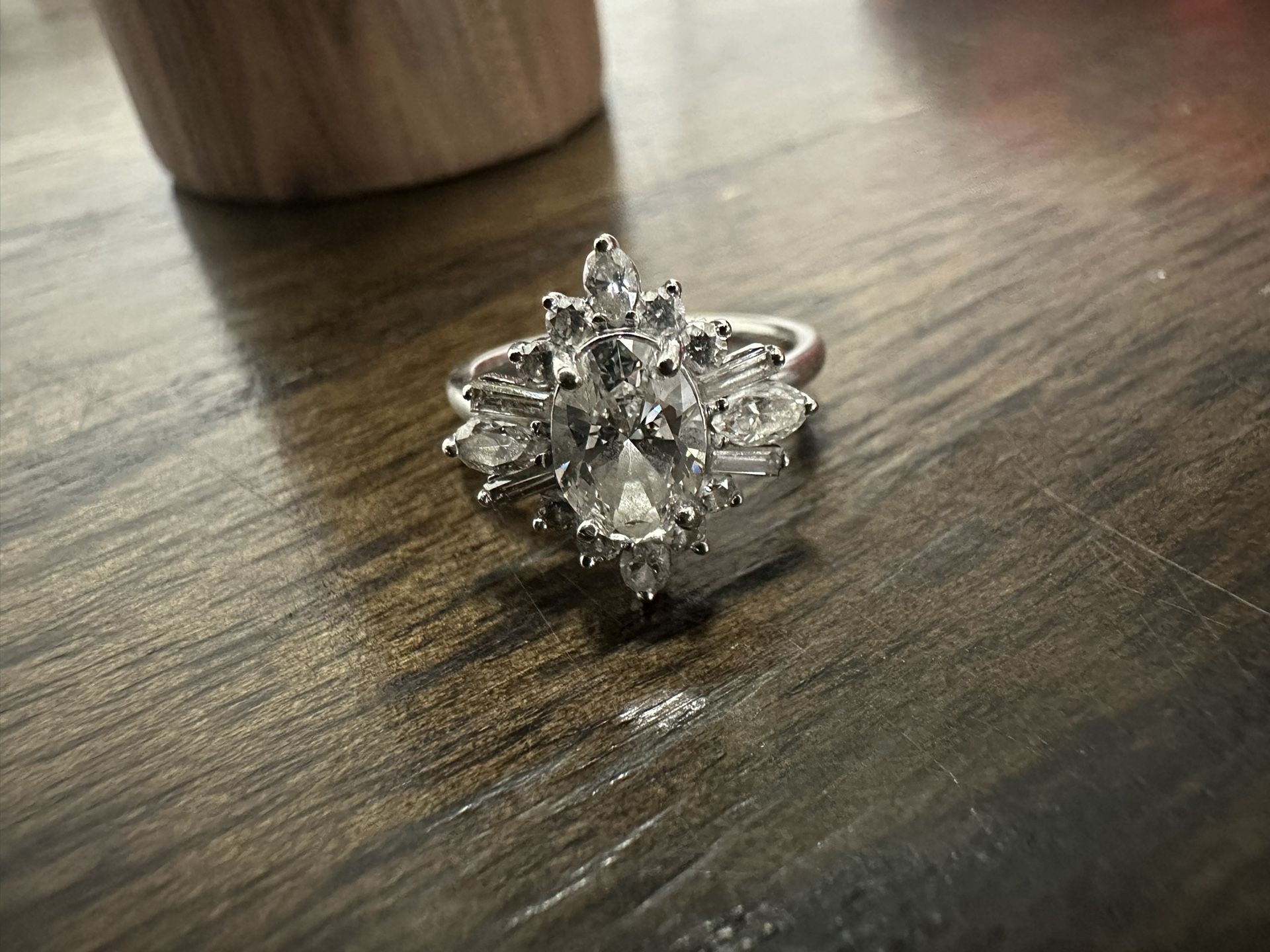 Harlem Style Engagement Ring