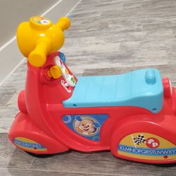 Fisher-Price Laugh & Learn Smart Stages Scooter - $20