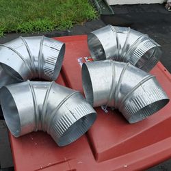 6" Adjustable 90 Degree Elbow - 26 Gauge