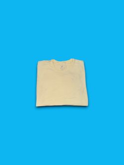 The Nike tee embroidered swoosh essential t-shirt beige men’s XL