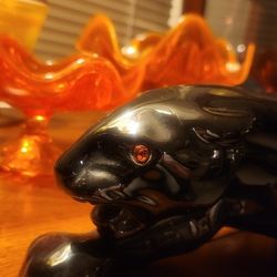1950's Panther TV Lamp