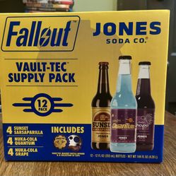 Jones Soda Fallout Vault-Tex Supply Pack 12pk
