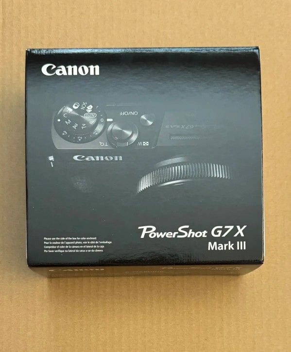 Canon PowerShot G7 X Mark III 20.1-Megapixel Digital Camera - Black.