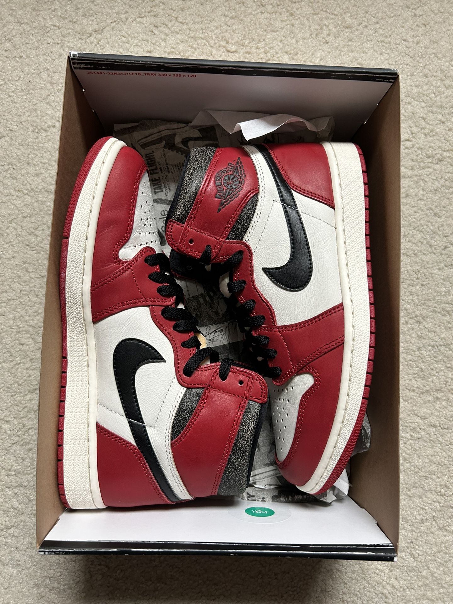 Air Jordan 1 Lost and Found Size 9.5 - NO TRADES!