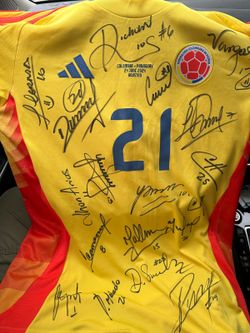 Camiseta Colombia Autografiada