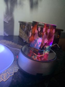 “MOM I LOVE YOU” Crystal With Led Light Base