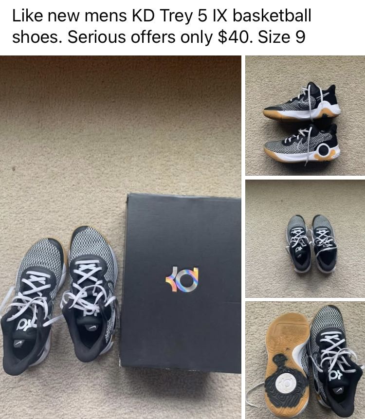 Mens KD Nike Basketball Shoes
