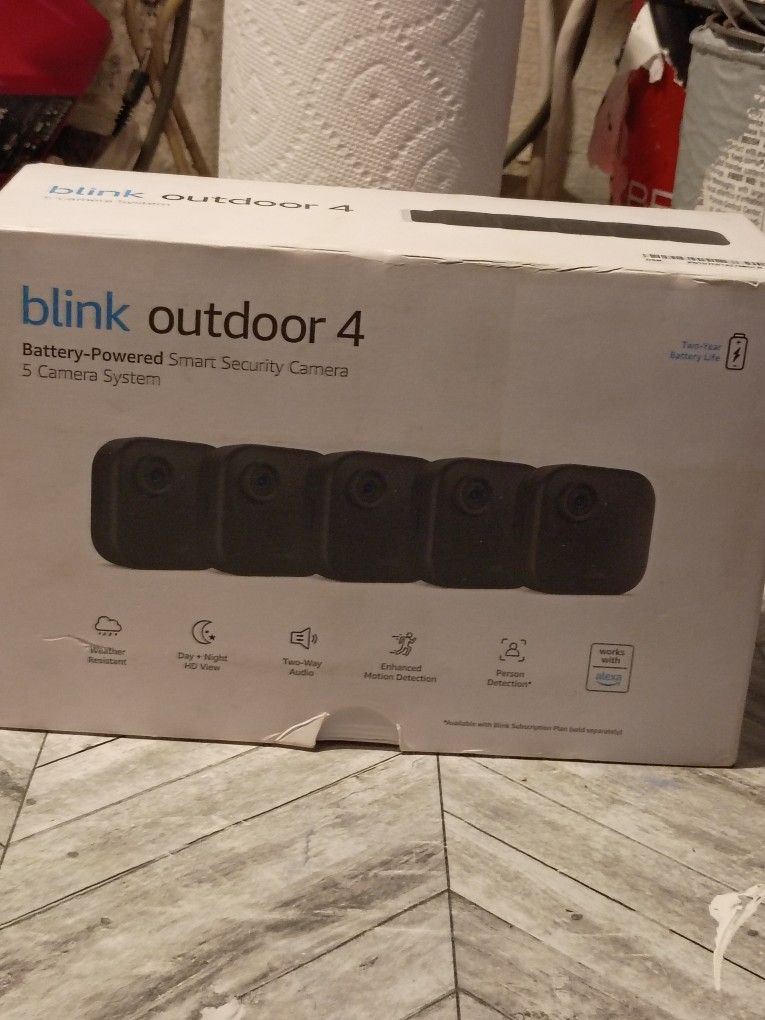 Blink Outdoor Battery Powered Security System