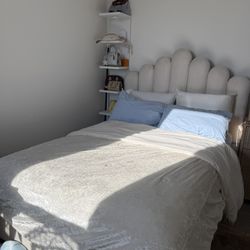 Velvet Platform Bed