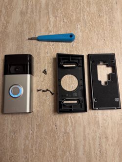 Ring Video Doorbell 2nd Gen 1080p – Satin Nickel