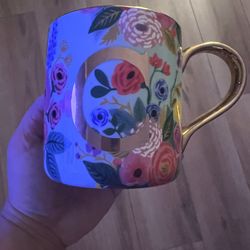 “C” initialed coffee mug