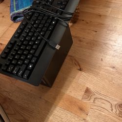 Computer Including Monitor And Keyboard 