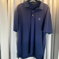 Men’s Peter Millar Summer Comfort Polo Dark Blue Medium