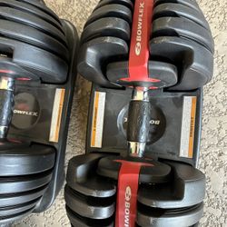 Bowflex 552 Dumbbells Like New 