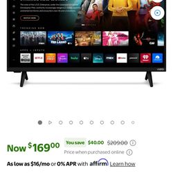 VIZIO 40" Class Full HD 1080p LED Smart TV