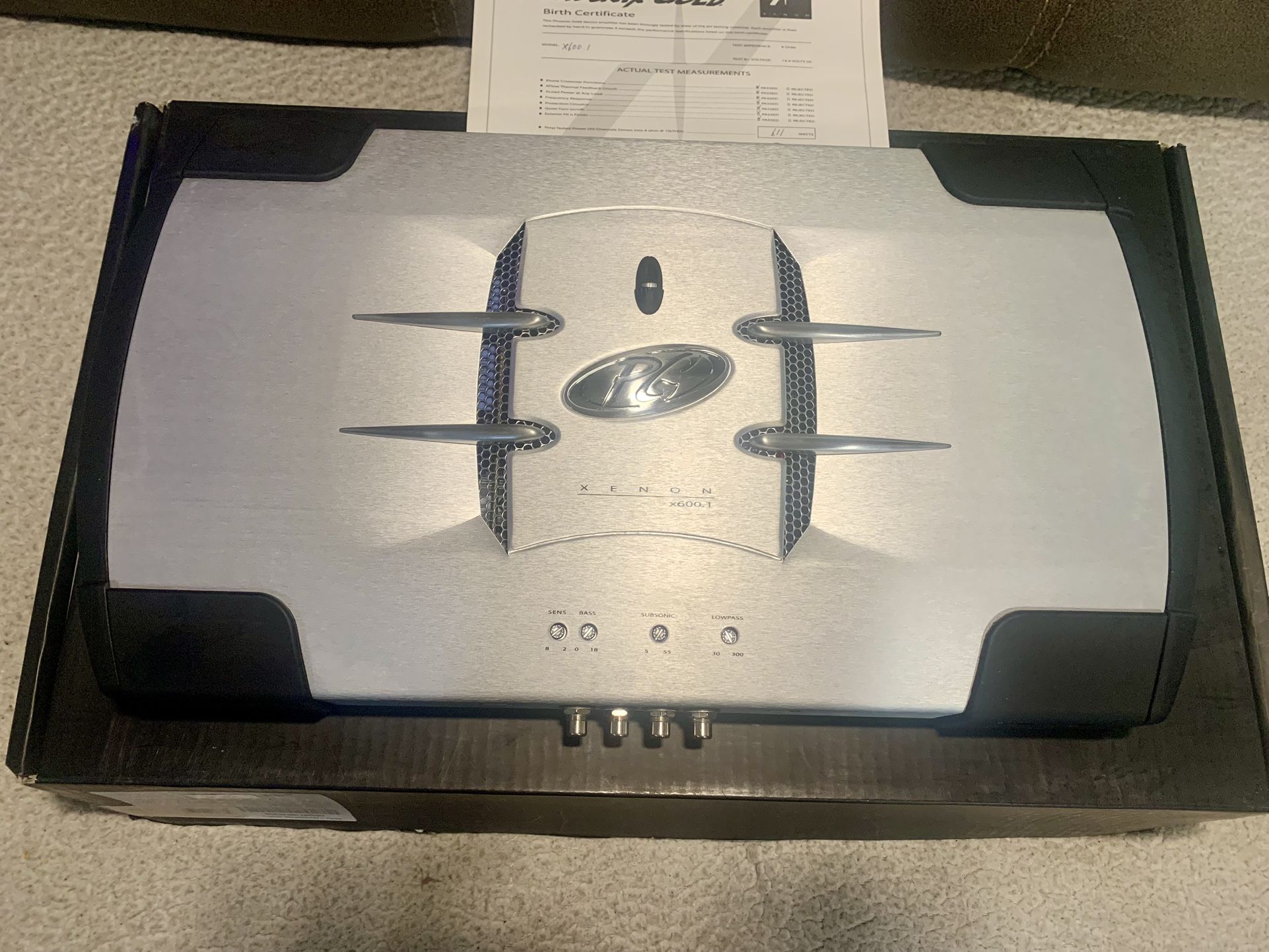 Phoenix Gold Xenon X600.1 Power Amplifier 600w