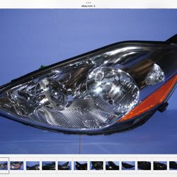 1 broken tab TOYOTA SIENNA LEFT DRIVER HALOGEN HEADLIGHT OEM 2006-2009