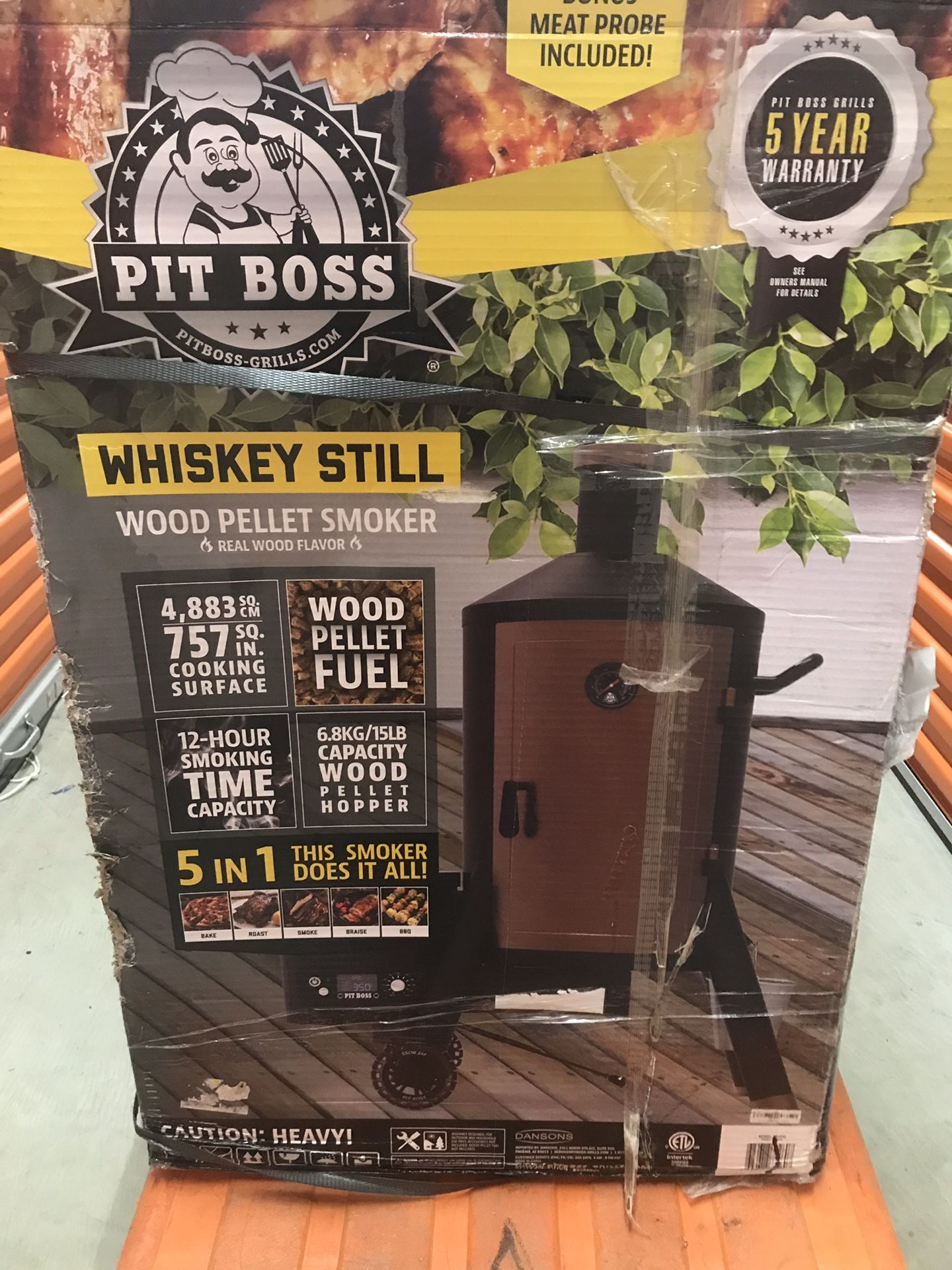 PIT BOSS WHISKEY STILL WOOD SMOKER PELLET