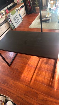 black desk