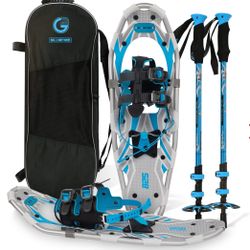 Blue Lightweight Snowshoes