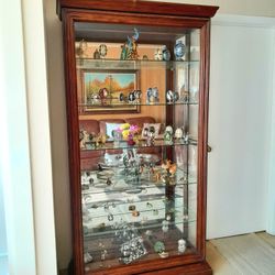 Wooden Curio Cabinet