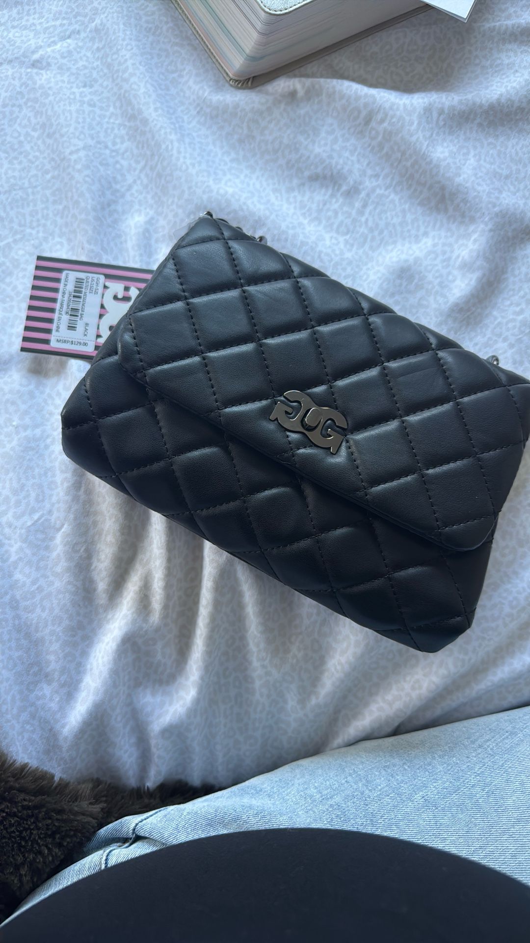 Quilted Black Purse