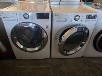 Lg Front Load Washer And Dryer Electric Set Warranty Financing With Snap If You Qualify Reconditioned With New Parts