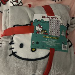 Hello Kitty Twin Christmas Blanket 