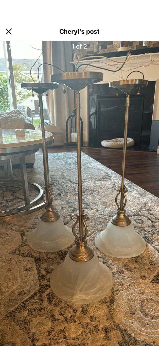 Pendant lights- 3 Total