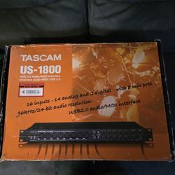 Tascam Us 1800 2.0 Audio Interface 