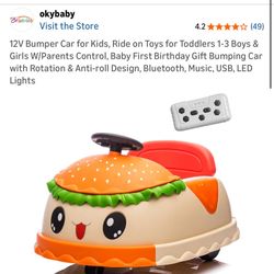 Burger electric Bumper Car 