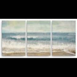 "Beach Memories" by Norman Wyatt - 3 panels 12"x 18" each ***NEW***