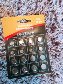 Alkaline batteries 16 pieces