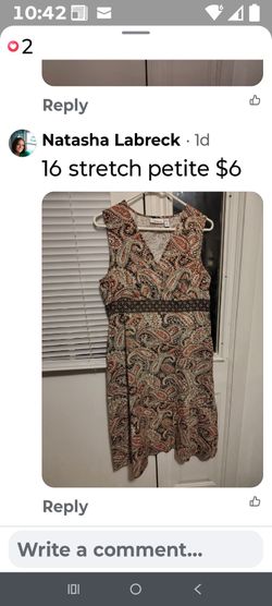Croft&Barrow dress size 16 petite stretch