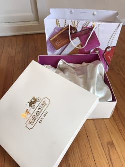 Authentic Coach striped purse
