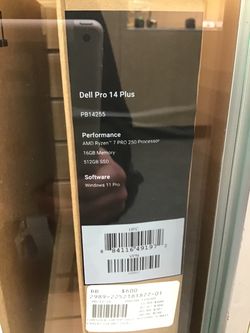 Brand new unopened Dell pro 14 plus