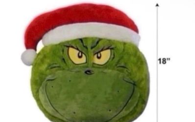 NEW DR. SEUSS THE GRINCH BIG 16” PLUSH PILLOW