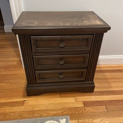 Bed With Night Stand