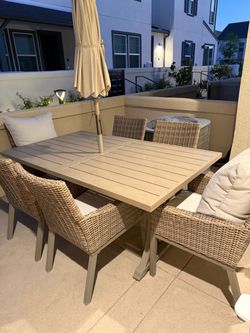 Holly cove 7 pc  wicker set