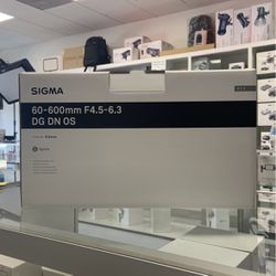 Sigma 60-600mm F4.5-6.3 For Sony 