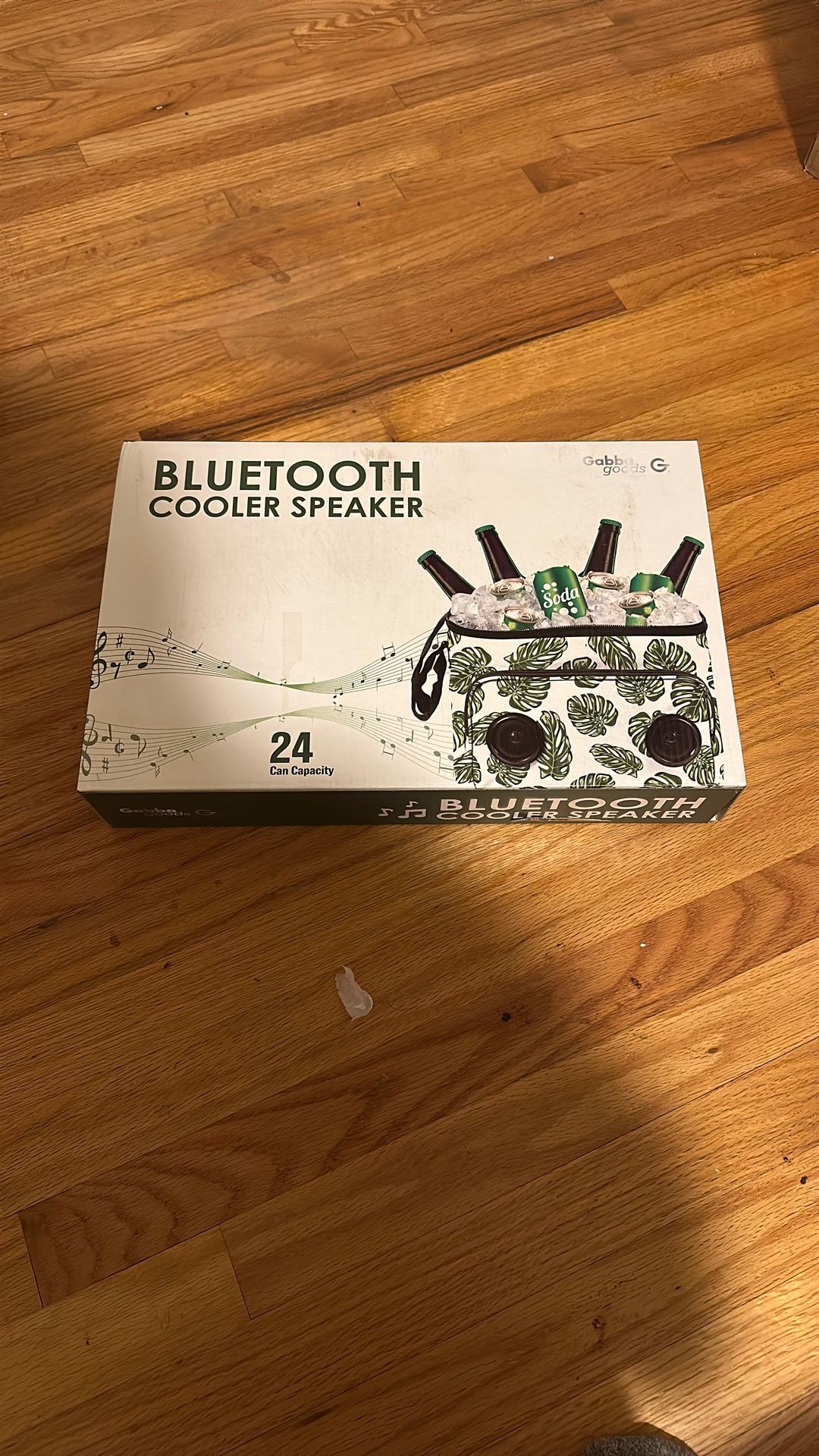 NEW Gabba Goods Bluetooth Cooler Speaker 24 Can Capacity