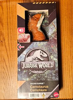 New Jurassic World CARNOTAURUS Sound Surge 12" Dinosaur Collectible Action Figure!