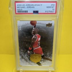 🔥🔥2009-10 Upper Deck Gold🏀Michael Jordan🔥🔥