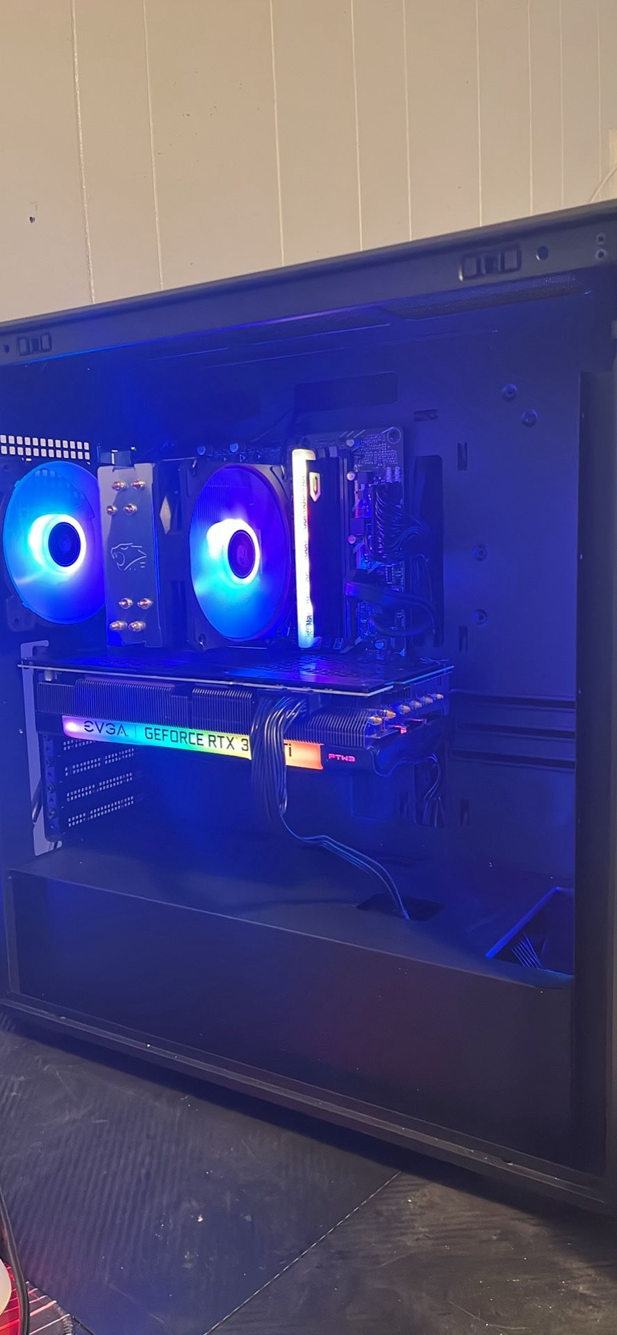 Gaming PC i5-14400F EVGA FTW3 Ultra RTX 3070 TI 16GB DDR5-5200 1TB M.2