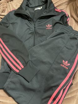 Women Adidas Sweat Suit Hoodie L Size Pant M