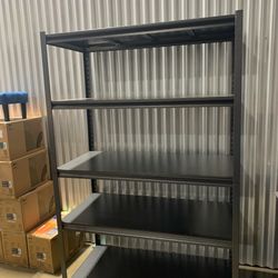 Gray shelves