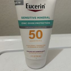 Eucerin Sensitive Mineral Sunscreen Lotion SPF 50